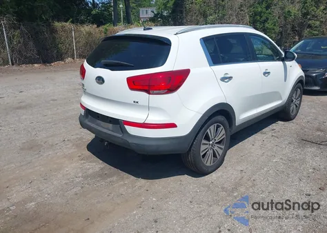 2016 Kia Sportage Ex из США, поврежденный, VIN KNDPCCAC3G7826777